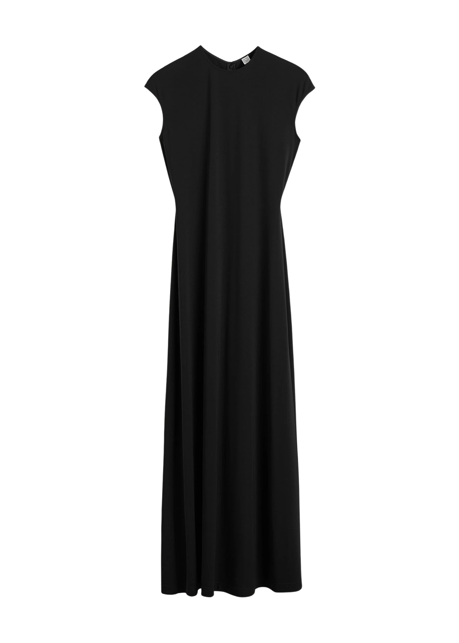 Toteme-Everyday-dress-in-Black50834_nobg Totême Everyday dress in Black - Dresses - Scandinavian Minimalist Luxury at Luxury Shoes