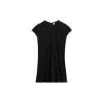 Totême Everyday top in Black - Tops - Scandinavian Minimalist Luxury at Luxury Shoes 