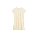 Totême Everyday top in Ecru - Tops - Scandinavian Minimalist Luxury at Luxury Shoes 