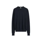Totême Fine crew knit in Midnight - Knitwear - Scandinavian Minimalist Luxury at Luxury Shoes 
