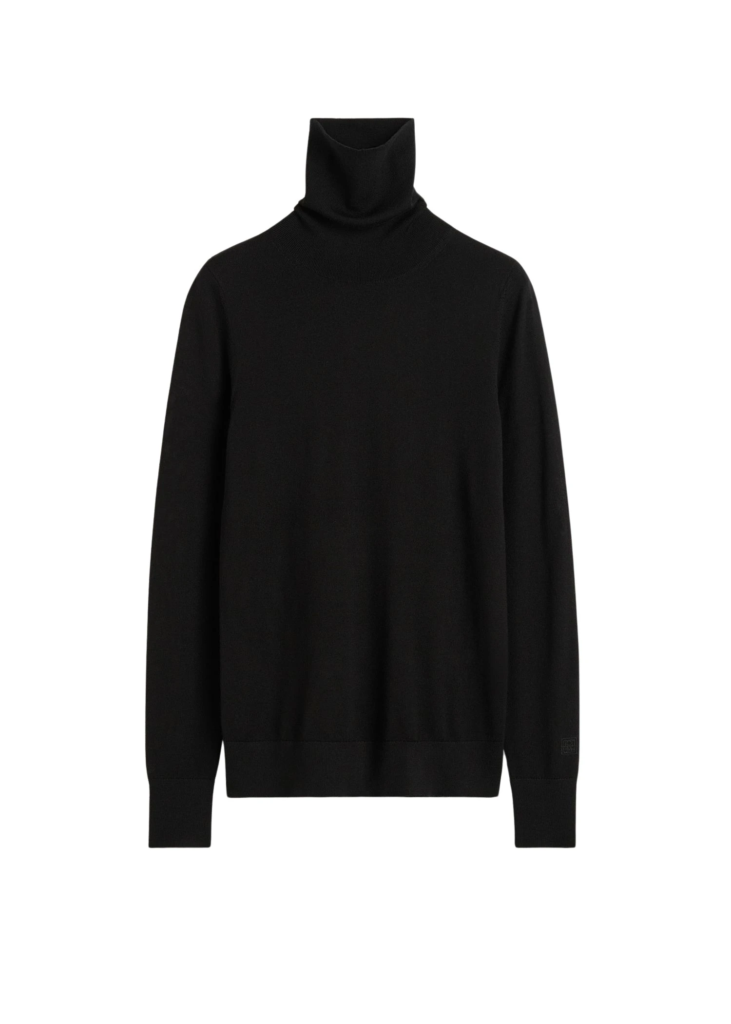 Toteme-Fine-turtleneck-in-Black53312_nobg Totême Fine turtleneck in Black - Knitwear - Scandinavian Minimalist Luxury at Luxury Shoes