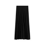 Totême Flared jersey skirt in Black - Skirts - Scandinavian Minimalist Luxury at Luxury Shoes 