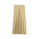 Totême Flared jersey skirt in Chai - Skirts - Scandinavian Minimalist Luxury at Luxury Shoes 