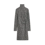 Totême Floral twist dress in Black / White - Dresses - Scandinavian Minimalist Luxury at Luxury Shoes 