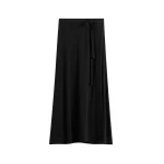 Totême Fluid jersey skirt in Black - Skirts - Scandinavian Minimalist Luxury at Luxury Shoes 