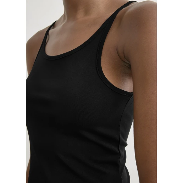 Totême Fluid slip dress in Black - Dresses - Scandinavian Minimalist Luxury at Luxury Shoes 