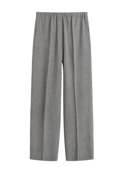 Totême Fluid winter trousers mid grey in Mid grey melange - Pants - Scandinavian Minimalist Luxury at Luxury Shoes 