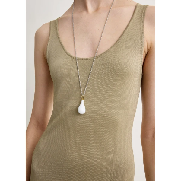 Totême Fluted hem dress in Desert - Dresses - Scandinavian Minimalist Luxury at Luxury Shoes 