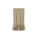 Totême Fluted knit skirt in Desert - Skirts - Scandinavian Minimalist Luxury at Luxury Shoes 