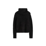 Toteme-Funnel-alpaca-blend-knit-in-Black61449_nobg Totême Funnel alpaca-blend knit in Black - Knitwear - Scandinavian Minimalist Luxury at Luxury Shoes