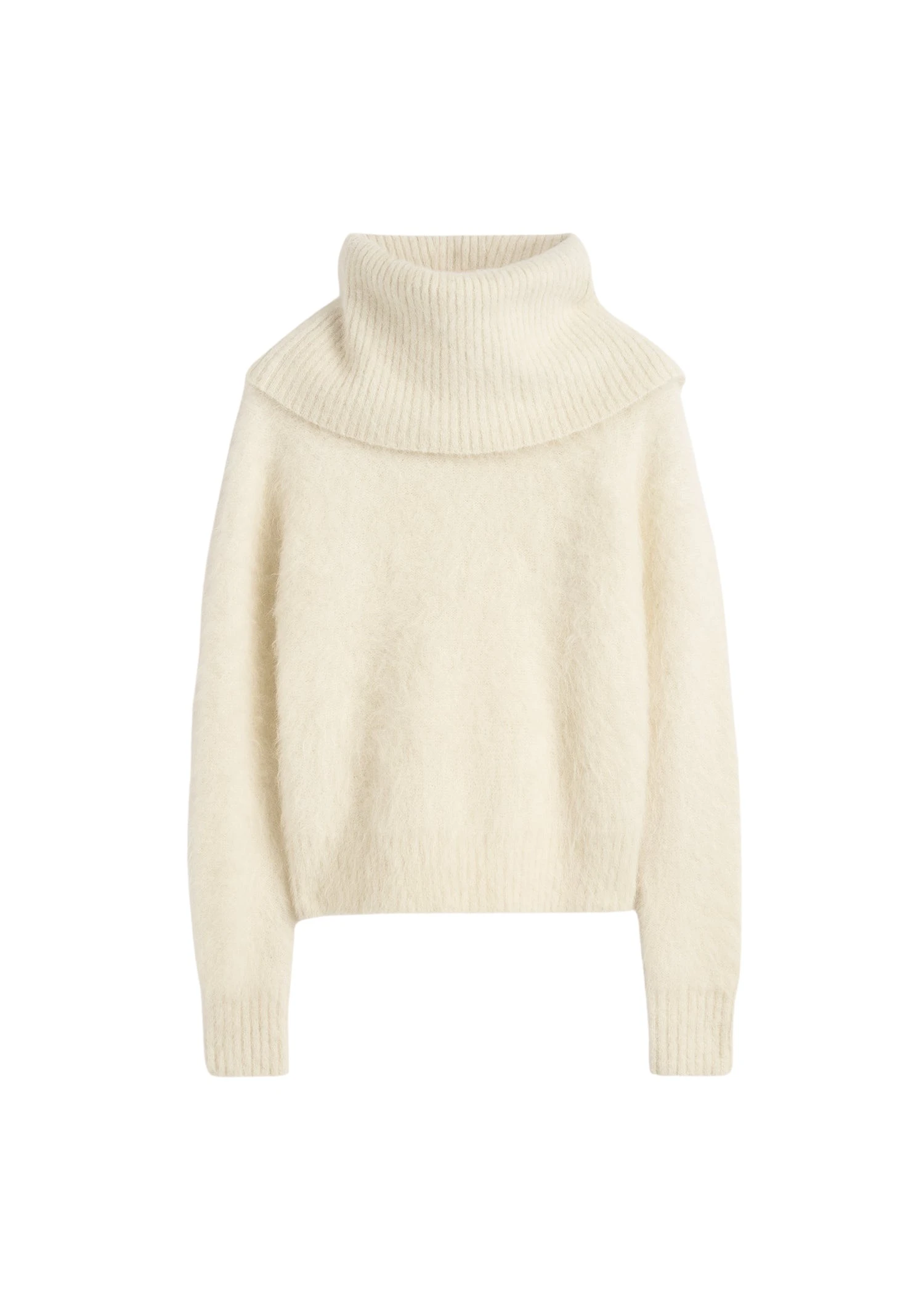 Toteme-Funnel-alpaca-blend-knit-in-Milk36083_nobg Totême Funnel alpaca-blend knit in Milk - Knitwear - Scandinavian Minimalist Luxury at Luxury Shoes