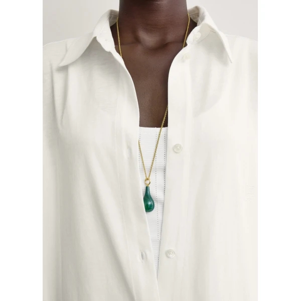 Totême Jersey shirtdress in Off-white - Dresses - Scandinavian Minimalist Luxury at Luxury Shoes 