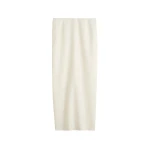 Totême Light wool skirt in Ecru - Skirts - Scandinavian Minimalist Luxury at Luxury Shoes 