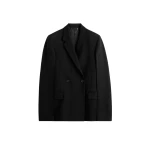 Totême Long boxy blazer in Black - Jackets - Scandinavian Minimalist Luxury at Luxury Shoes 