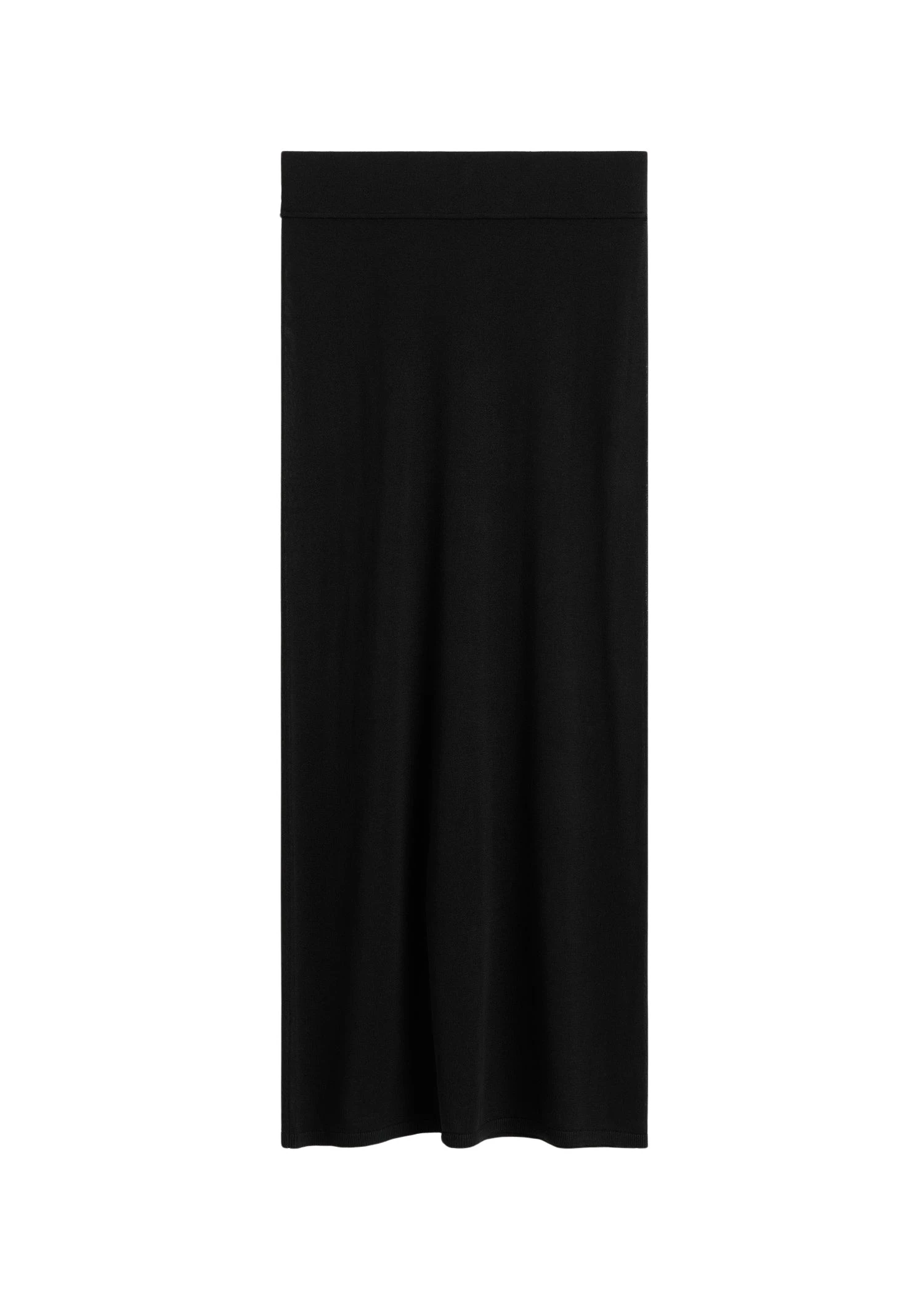 Toteme-Long-knit-skirt-in-Black39174_nobg Totême Long knit skirt in Black - Skirts - Scandinavian Minimalist Luxury at Luxury Shoes