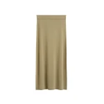Totême Long knit skirt in Desert - Skirts - Scandinavian Minimalist Luxury at Luxury Shoes 
