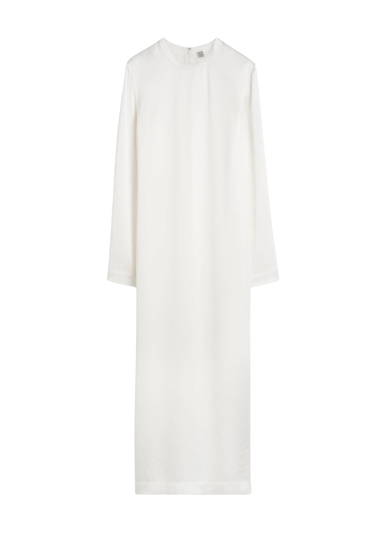 Toteme-Long-satin-dress-in-White32937_nobg Totême Long satin dress in White - Dresses - Scandinavian Minimalist Luxury at Luxury Shoes