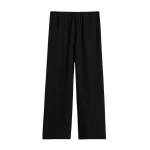 Totême Lounge trousers in Black - Pants - Scandinavian Minimalist Luxury at Luxury Shoes 