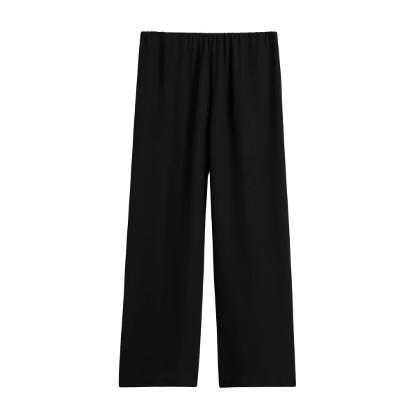 Totême Lounge trousers in Black - Pants - Scandinavian Minimalist Luxury at Luxury Shoes 