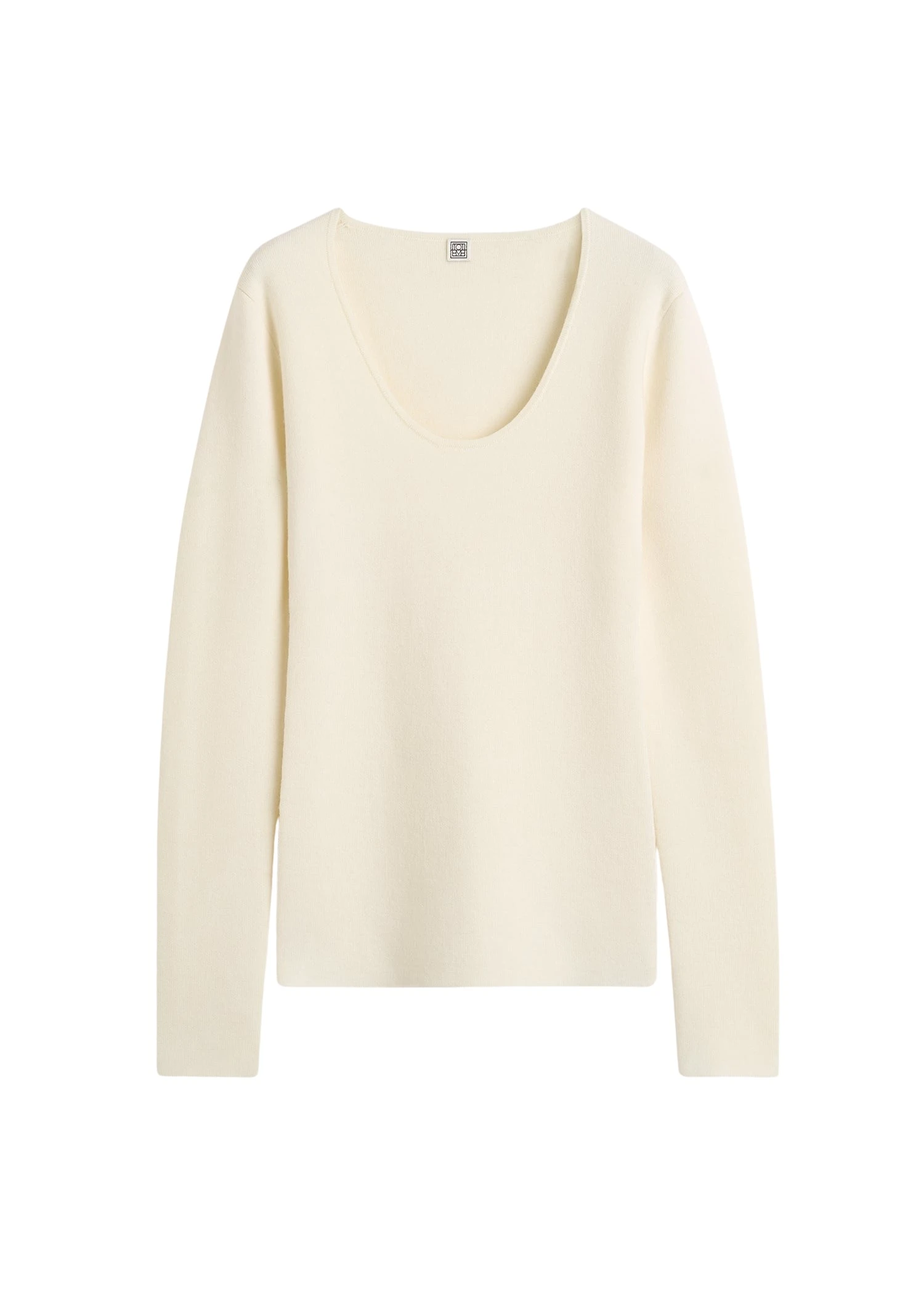 Toteme-Merino-knit-top-in-Ecru31668_nobg Totême Merino knit top in Ecru - Knitwear - Scandinavian Minimalist Luxury at Luxury Shoes