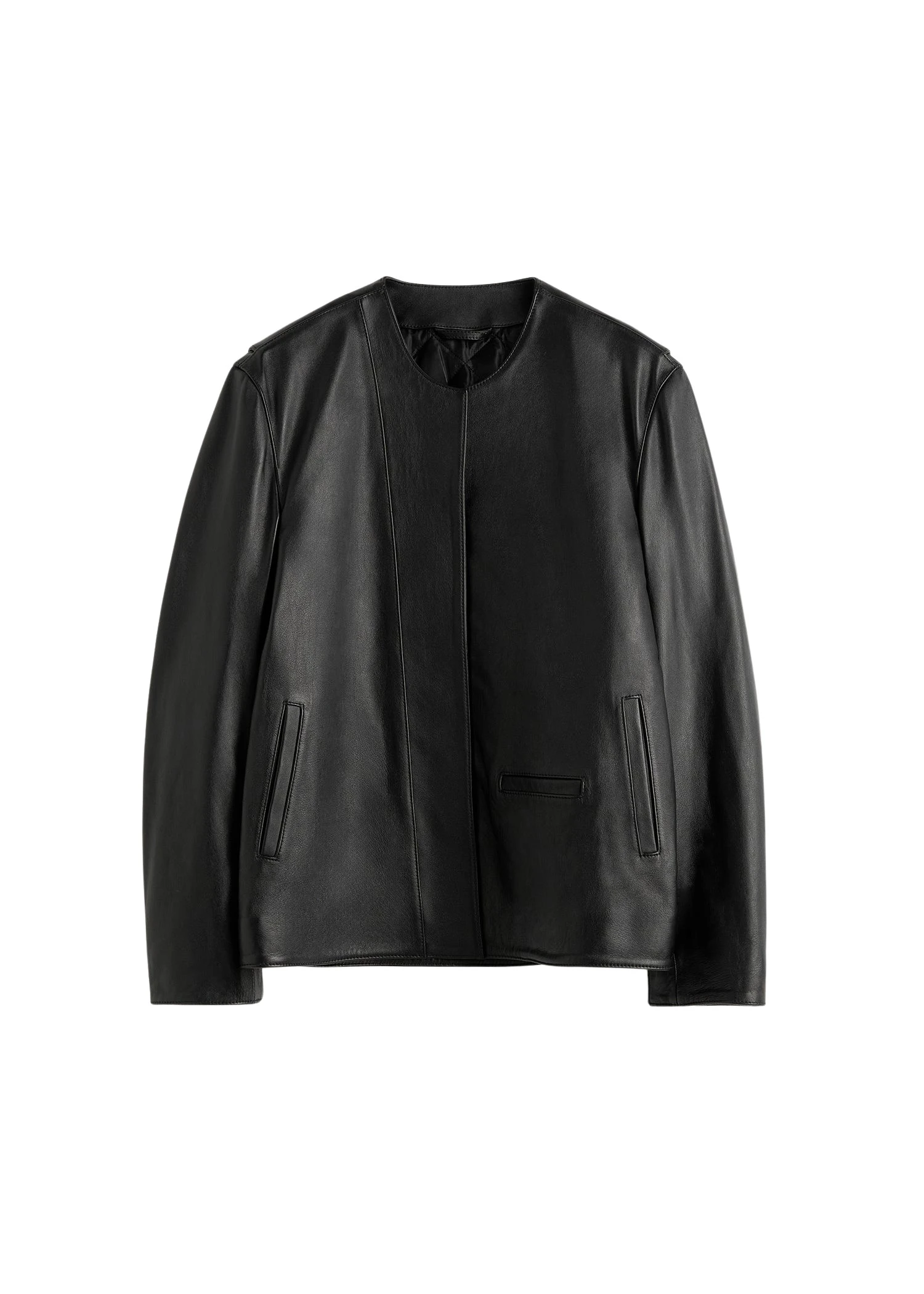 Toteme-Minimal-biker-jacket-in-Black21119_nobg Totême Minimal biker jacket in Black - Jackets - Scandinavian Minimalist Luxury at Luxury Shoes