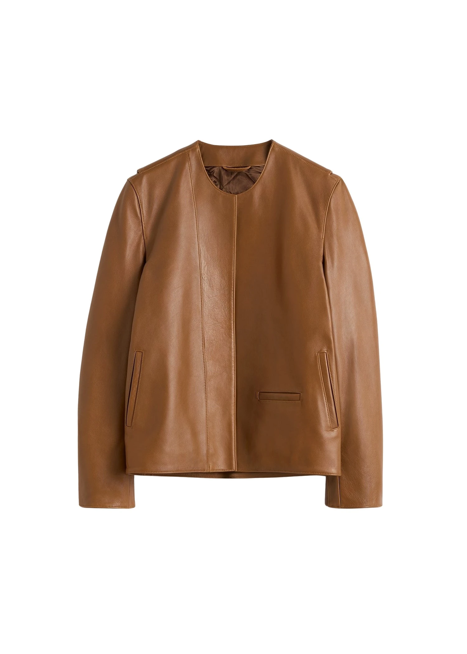 Toteme-Minimal-biker-jacket-in-Copper31580_nobg Totême Minimal biker jacket in Copper - Jackets - Scandinavian Minimalist Luxury at Luxury Shoes