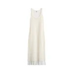 Totême Mohair knit tank dress in Off-white - Dresses - Scandinavian Minimalist Luxury at Luxury Shoes 