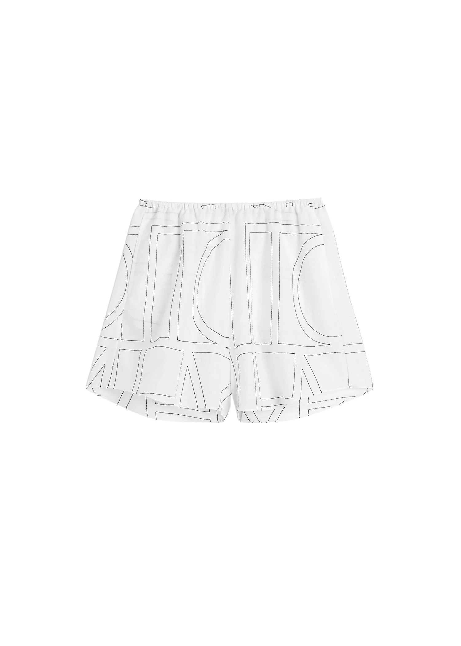 Toteme-Monogram-cotton-pj-shorts-in-White-Black51316_nobg Totême Monogram cotton pj shorts in White / Black - Shorts - Scandinavian Minimalist Luxury at Luxury Shoes