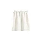 Totême Monogram mini skirt in White - Skirts - Scandinavian Minimalist Luxury at Luxury Shoes 