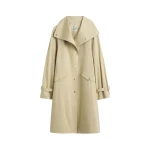 Totême Oversized cotton trench in Beige - Coats - Scandinavian Minimalist Luxury at Luxury Shoes 