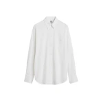 Toteme-Oversized-summer-shirt-in-White81420_nobg Totême Oversized summer shirt in White - Tops - Scandinavian Minimalist Luxury at Luxury Shoes