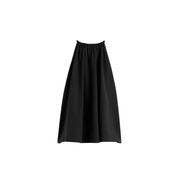 Totême Parachute halter top in Black - Tops - Scandinavian Minimalist Luxury at Luxury Shoes 