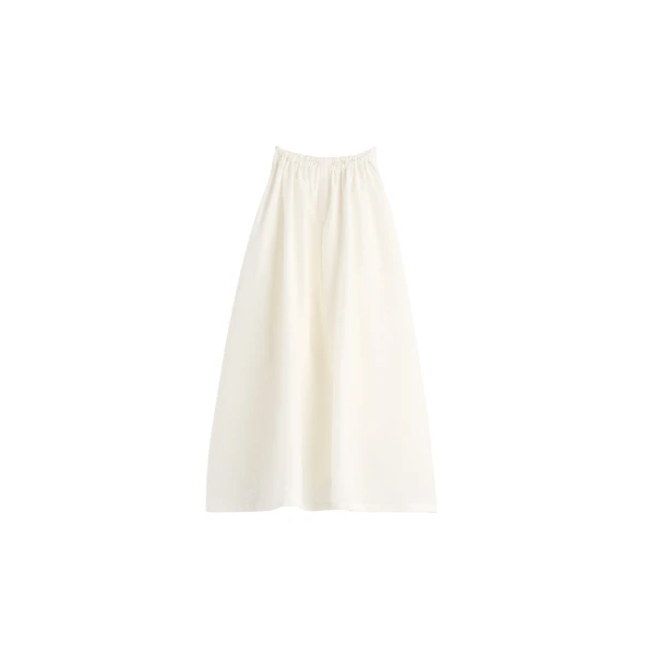 Totême Parachute halter top in Off-white - Tops - Scandinavian Minimalist Luxury at Luxury Shoes 