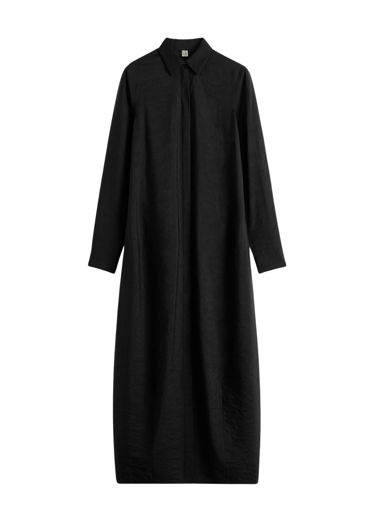 Toteme-Parachute-shirtdress-in-Black27960_nobg Totême Parachute shirtdress in Black - Dresses - Scandinavian Minimalist Luxury at Luxury Shoes