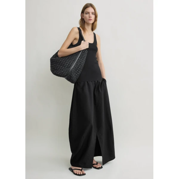 Totême Parachute skirt in Black - Skirts - Scandinavian Minimalist Luxury at Luxury Shoes 