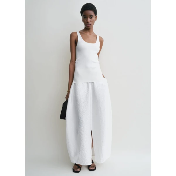 Totême Parachute skirt in White - Skirts - Scandinavian Minimalist Luxury at Luxury Shoes 