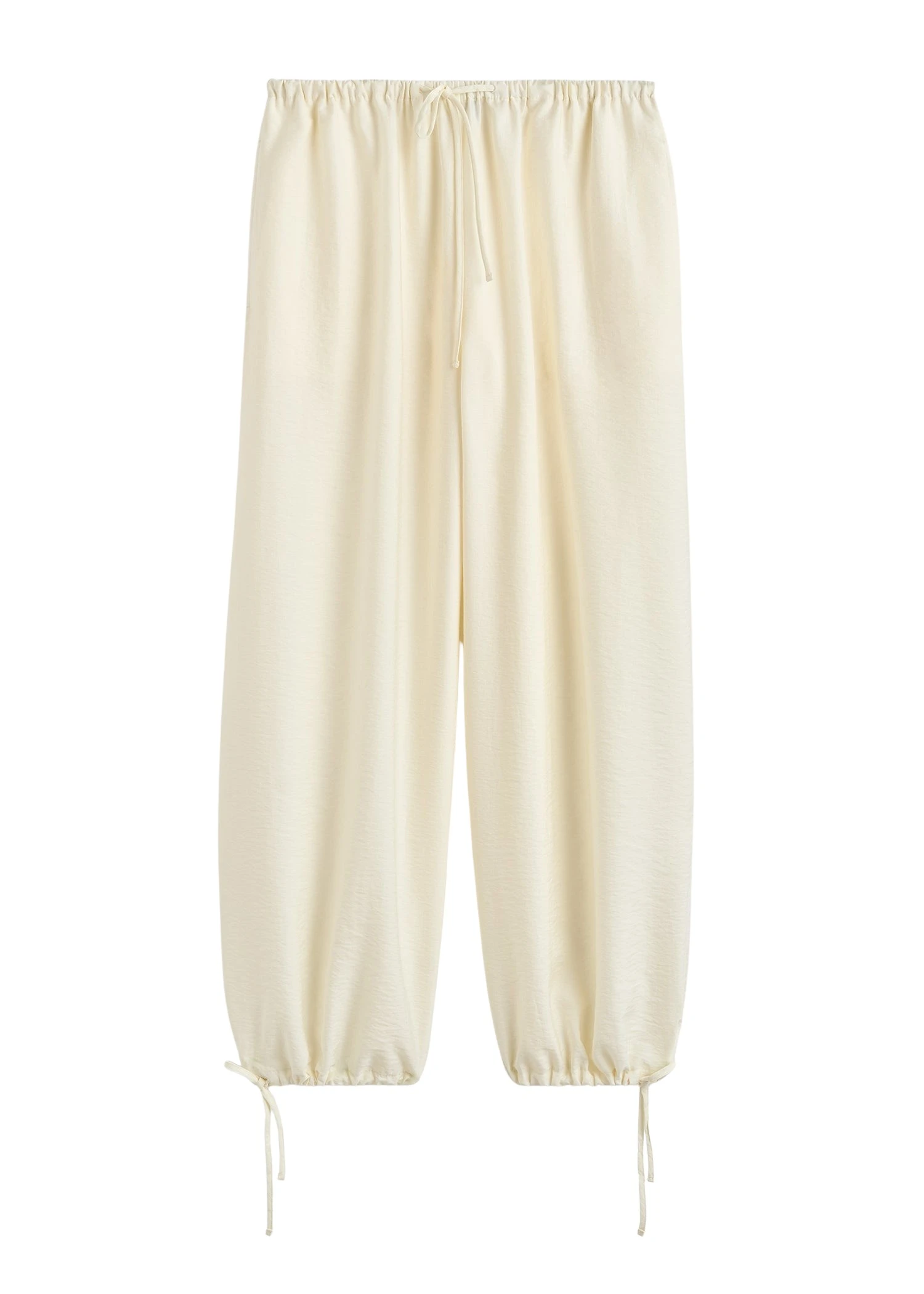 Toteme-Parachute-trousers-in-Off-white72720_nobg Totême Parachute trousers in Off-white - Pants - Scandinavian Minimalist Luxury at Luxury Shoes