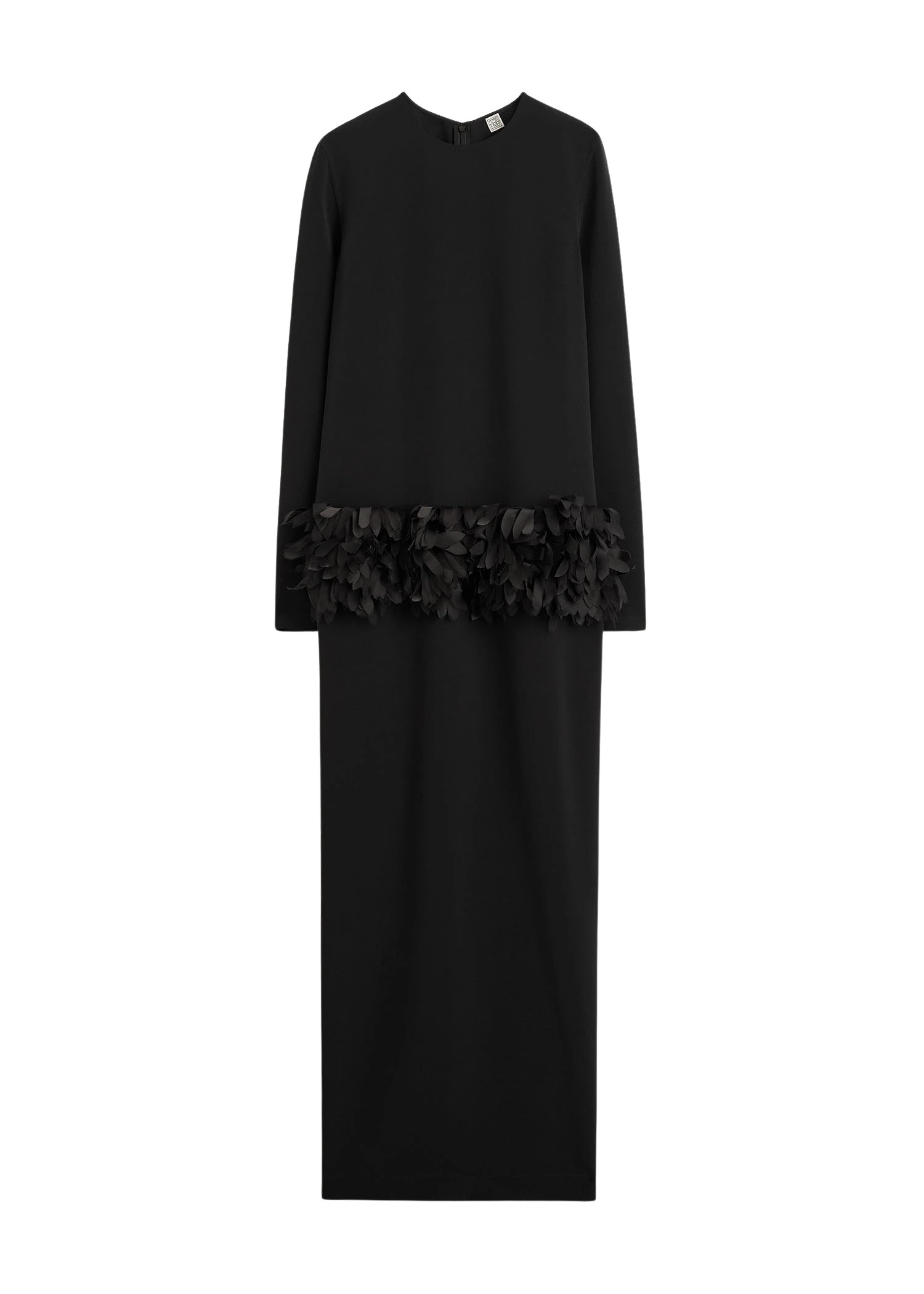 Toteme-Petal-dress-in-Black41063_nobg Totême Petal dress in Black - Dresses - Scandinavian Minimalist Luxury at Luxury Shoes