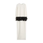 Totême Petal dress in Off-white - Dresses - Scandinavian Minimalist Luxury at Luxury Shoes 
