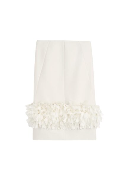 Totême Petal skirt in Ecru - Skirts - Scandinavian Minimalist Luxury at Luxury Shoes 