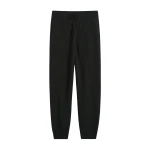 Toteme-Pintucked-sweatpants-charcoal-in-Charcoal-melange43881_nobg Totême Pintucked sweatpants charcoal in Charcoal melange - Pants - Scandinavian Minimalist Luxury at Luxury Shoes