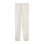 Totême Pintucked sweatpants in Ecru - Pants - Scandinavian Minimalist Luxury at Luxury Shoes 
