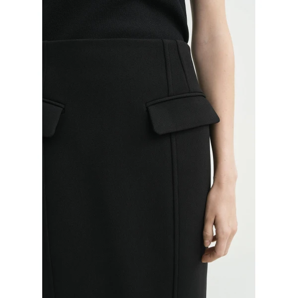 Totême Pocket suit skirt in Black - Skirts - Scandinavian Minimalist Luxury at Luxury Shoes 