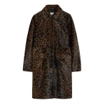 Totême Pony hair coat in Leopard - Coats - Scandinavian Minimalist Luxury at Luxury Shoes 