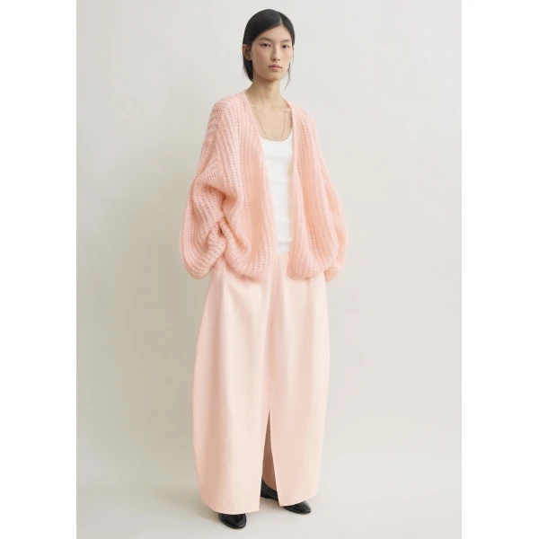 Totême Puffed cardigan in Bloom - Knitwear - Scandinavian Minimalist Luxury at Luxury Shoes 