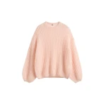 Totême Puffed knit in Bloom - Knitwear - Scandinavian Minimalist Luxury at Luxury Shoes 