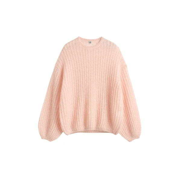 Totême Puffed knit in Bloom - Knitwear - Scandinavian Minimalist Luxury at Luxury Shoes 