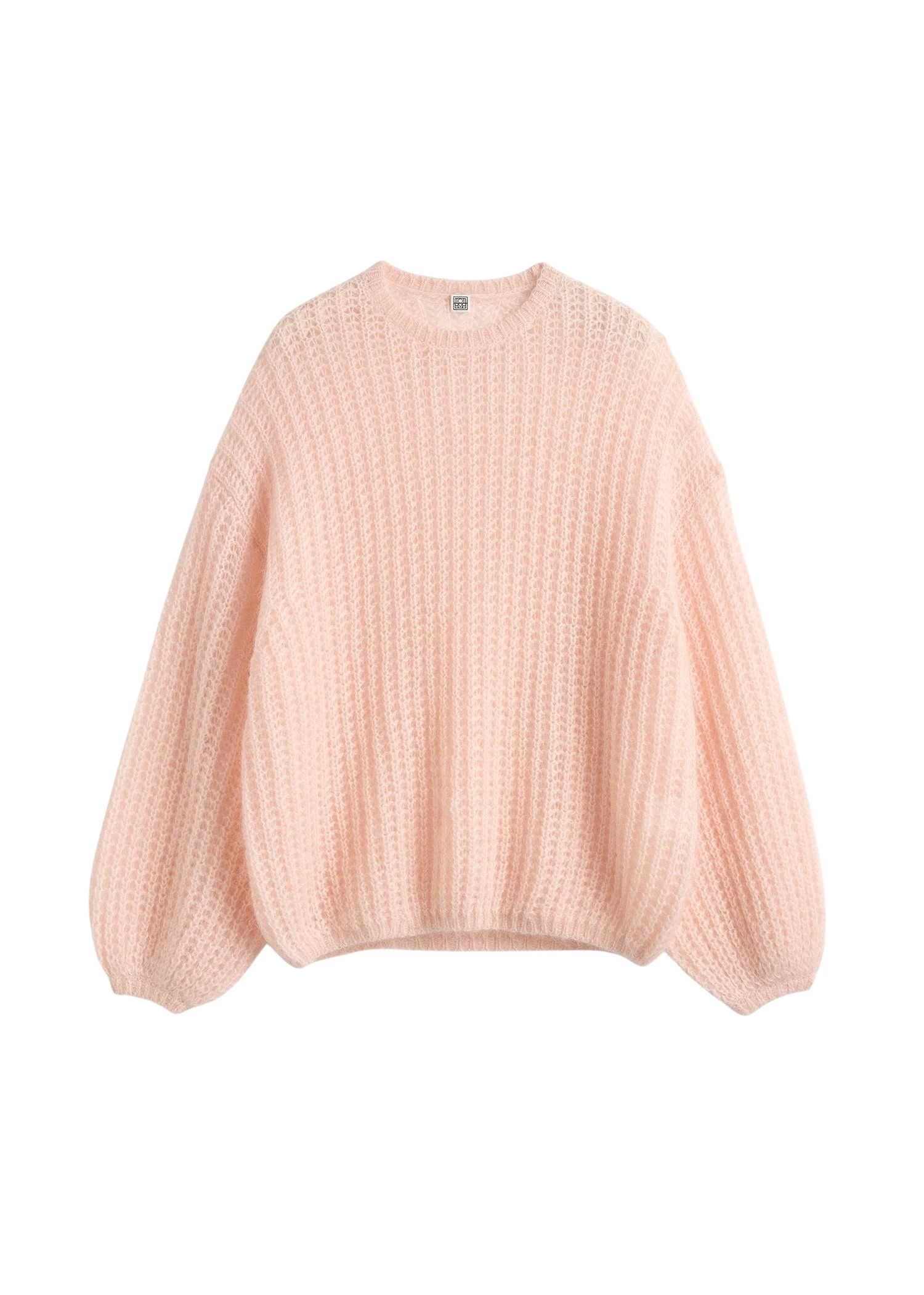 Toteme-Puffed-knit-in-Bloom91045_nobg Totême Puffed knit in Bloom - Knitwear - Scandinavian Minimalist Luxury at Luxury Shoes