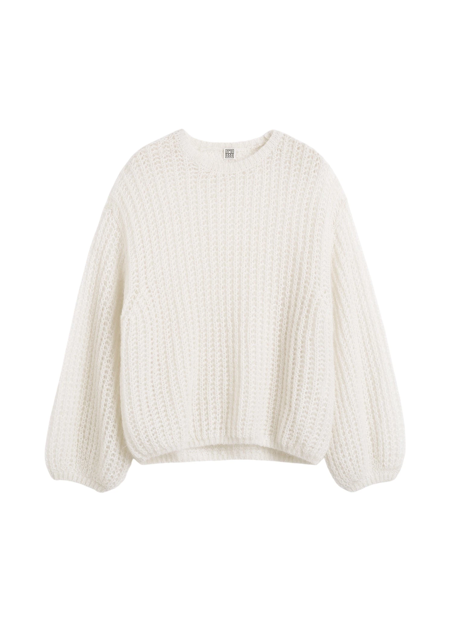 Toteme-Puffed-knit-off-white-in-Off-white63801_nobg Totême Puffed knit off-white in Off white - Knitwear - Scandinavian Minimalist Luxury at Luxury Shoes