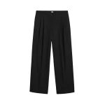 Totême Relaxed chino trousers in Black - Pants - Scandinavian Minimalist Luxury at Luxury Shoes 
